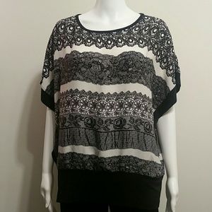 NWT Style&co Batwing Pullover Top